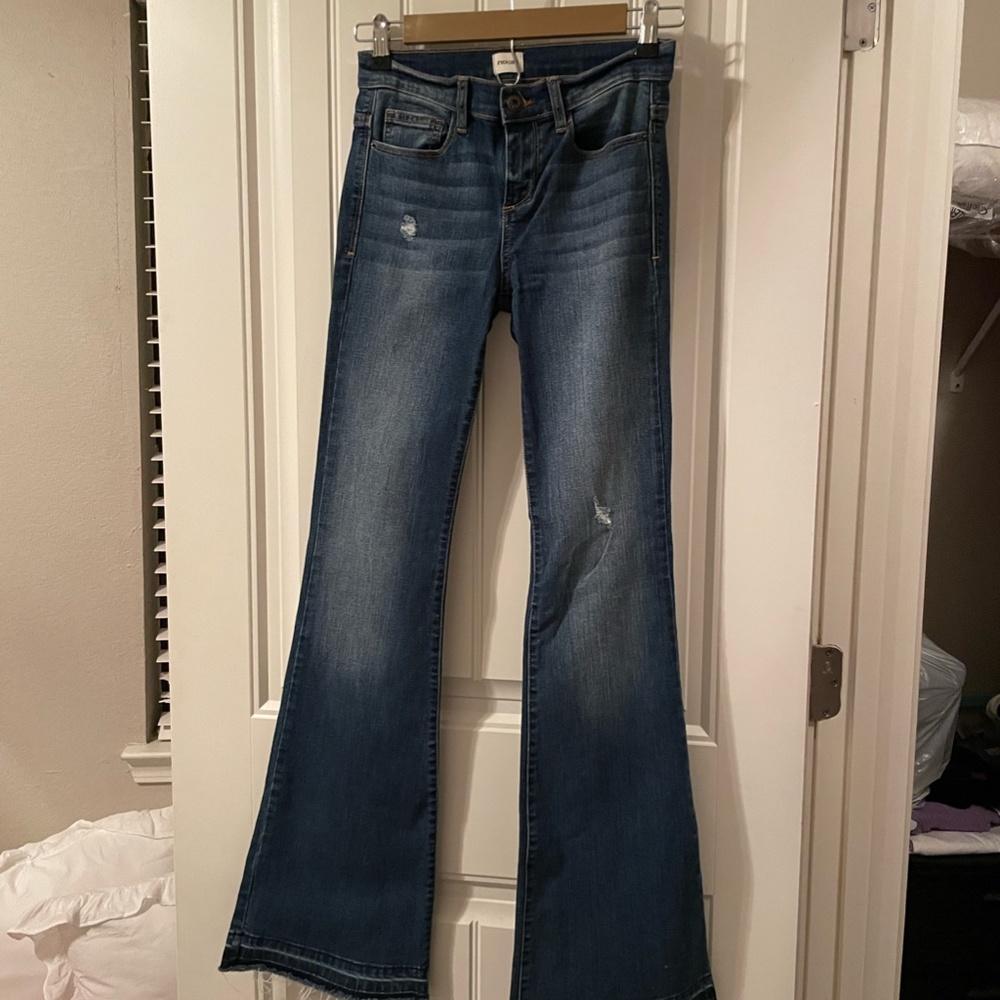 Sneak Peek Medium Wash Flare Jean